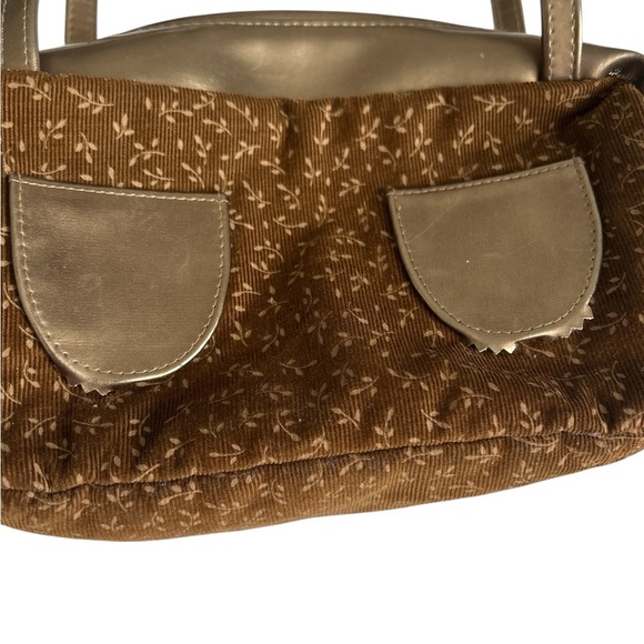 Vintage Victoria's Secret Brown Corduroy Handbag - Picture 4 of 5